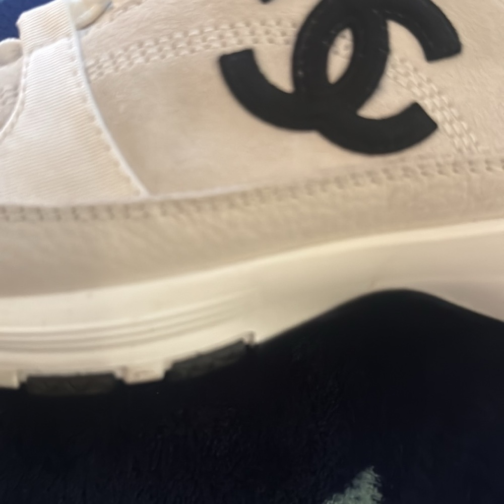 Chanel Black and White Sneakers!! New for Spring and I only wore them twice!! - Picture 10 of 11